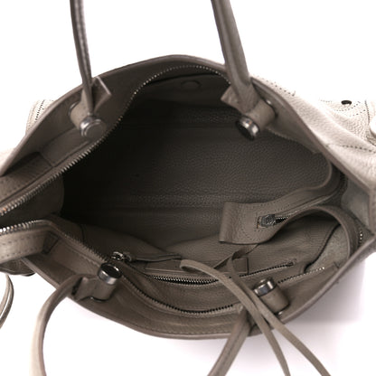 Balenciaga Veau Grana Perforated Blackout Hardware S City Gris Cendre 6 of 11
