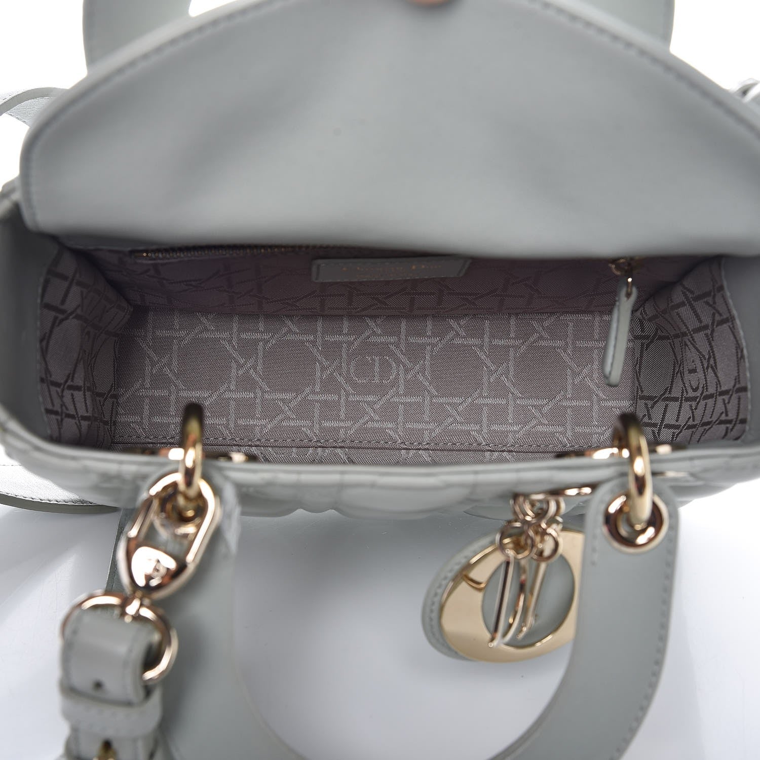 Christian Dior Lambskin Cannage Small My Lady Dior Pistachio 5 of 14