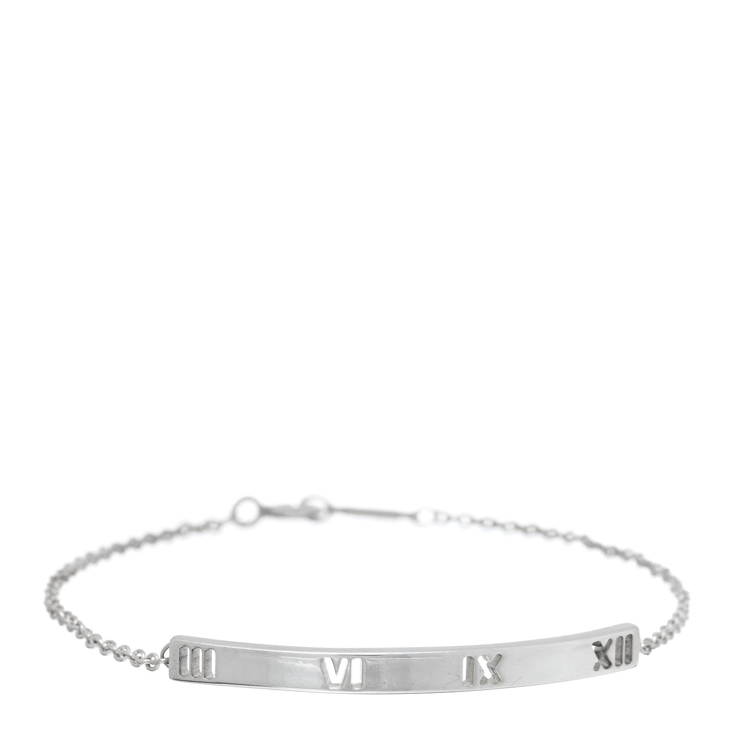 Sterling Silver Atlas Bar Pierced Bracelet