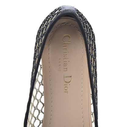 Christian Dior Resille Ribbon Miss J'Adior Ballet Flat 39 Black 7 of 8