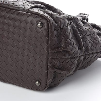 Bottega Veneta Nappa Intrecciato Pleated Tote Ebano 9 of 9