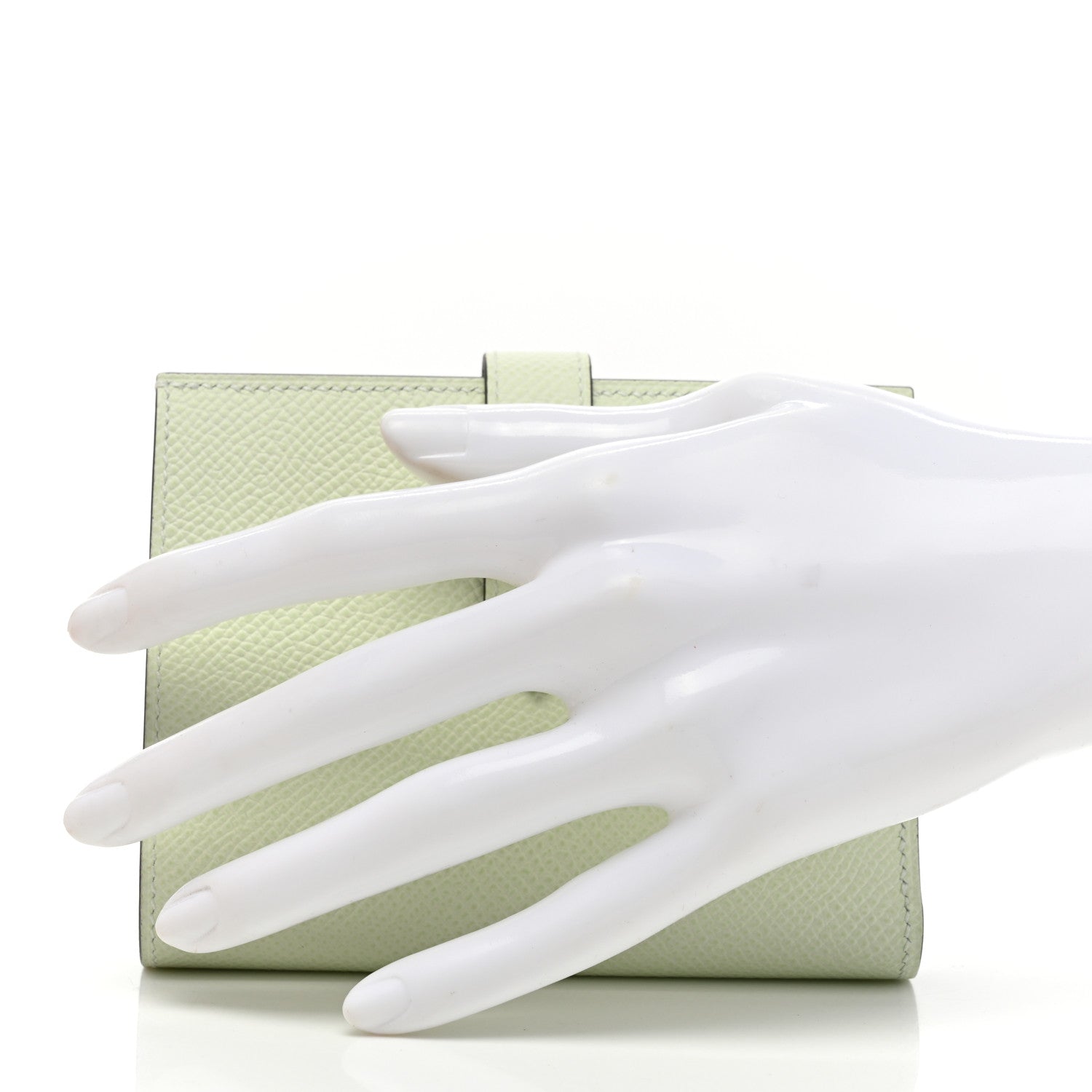 Hermes Epsom Bearn Compact Wallet Vert Fizz 2 of 8