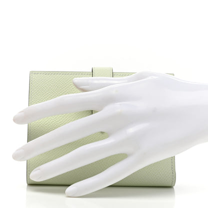Hermes Epsom Bearn Compact Wallet Vert Fizz 2 of 8