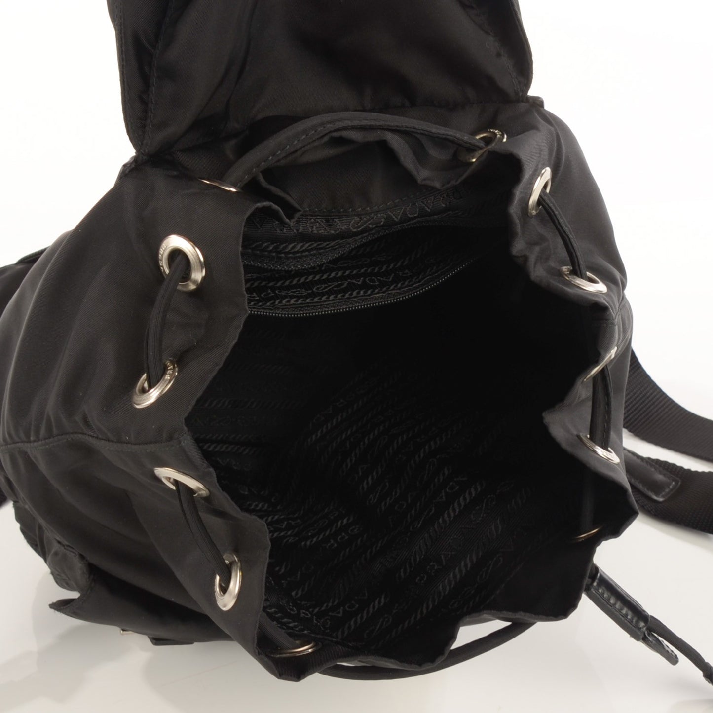 Nylon Vela Small Backpack Black