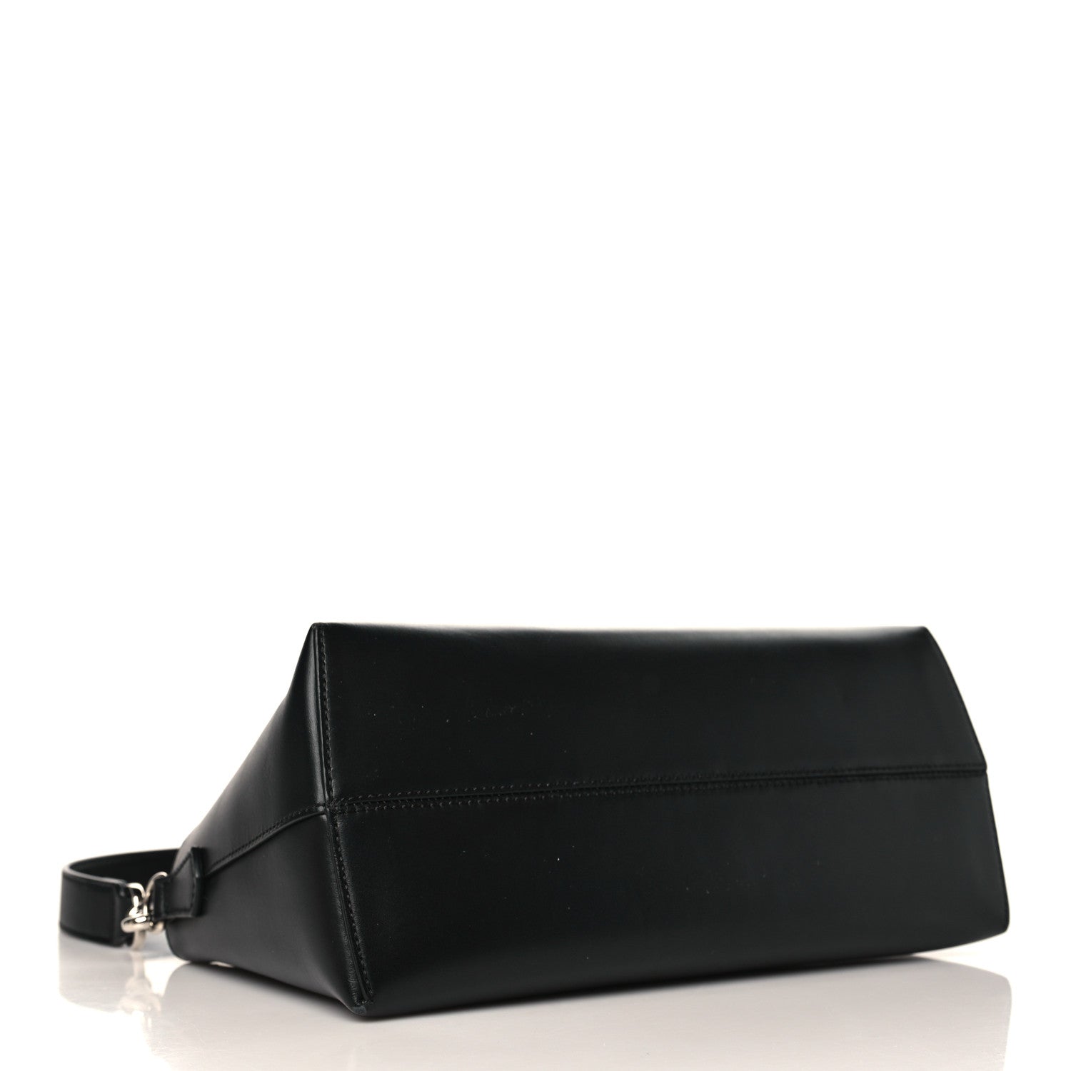Fendi Vitello King Logo Embossed Medium By The Way Boston Bag Black 4 of 9