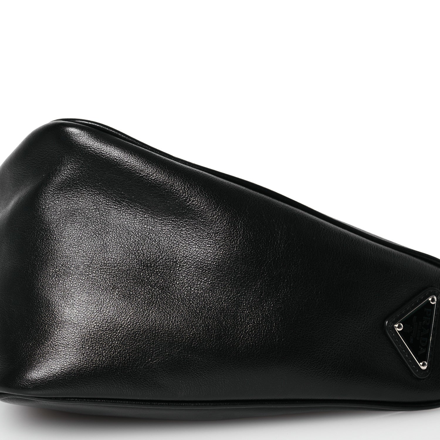 Prada Grace Lux Triangle Shoulder Bag Black 10 of 10