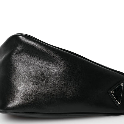 Prada Grace Lux Triangle Shoulder Bag Black 10 of 10