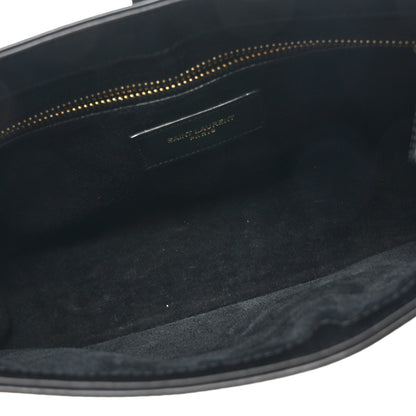 Saint Laurent Smooth Calfskin Le 5 A 7 Hobo Black 5 of 10