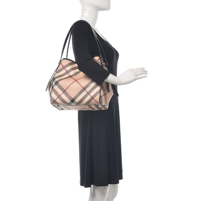 Burberry Nova Check Small Canterbury Tote Black 2 of 15