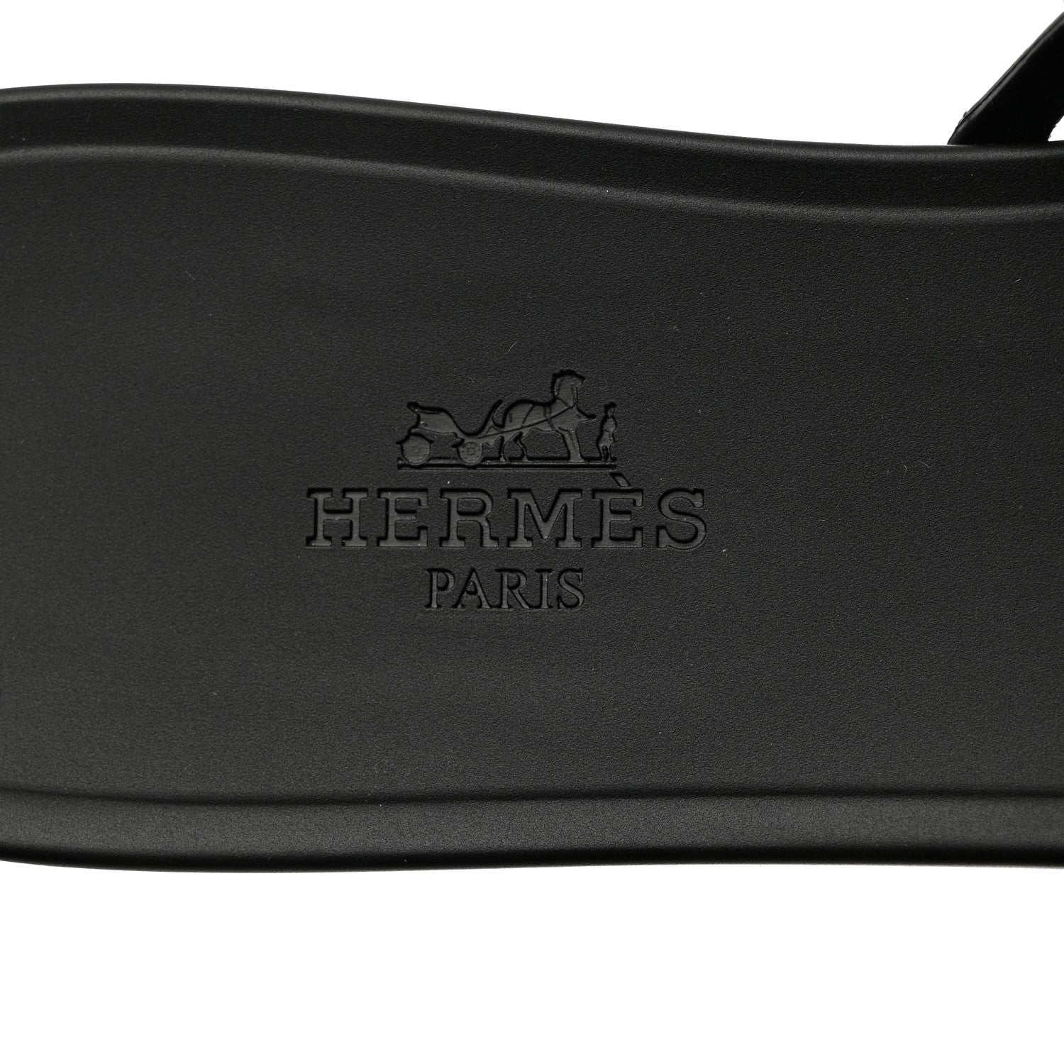 Hermes Rubber Chaine d'Ancre Rivage Sandals 41 Black 7 of 9