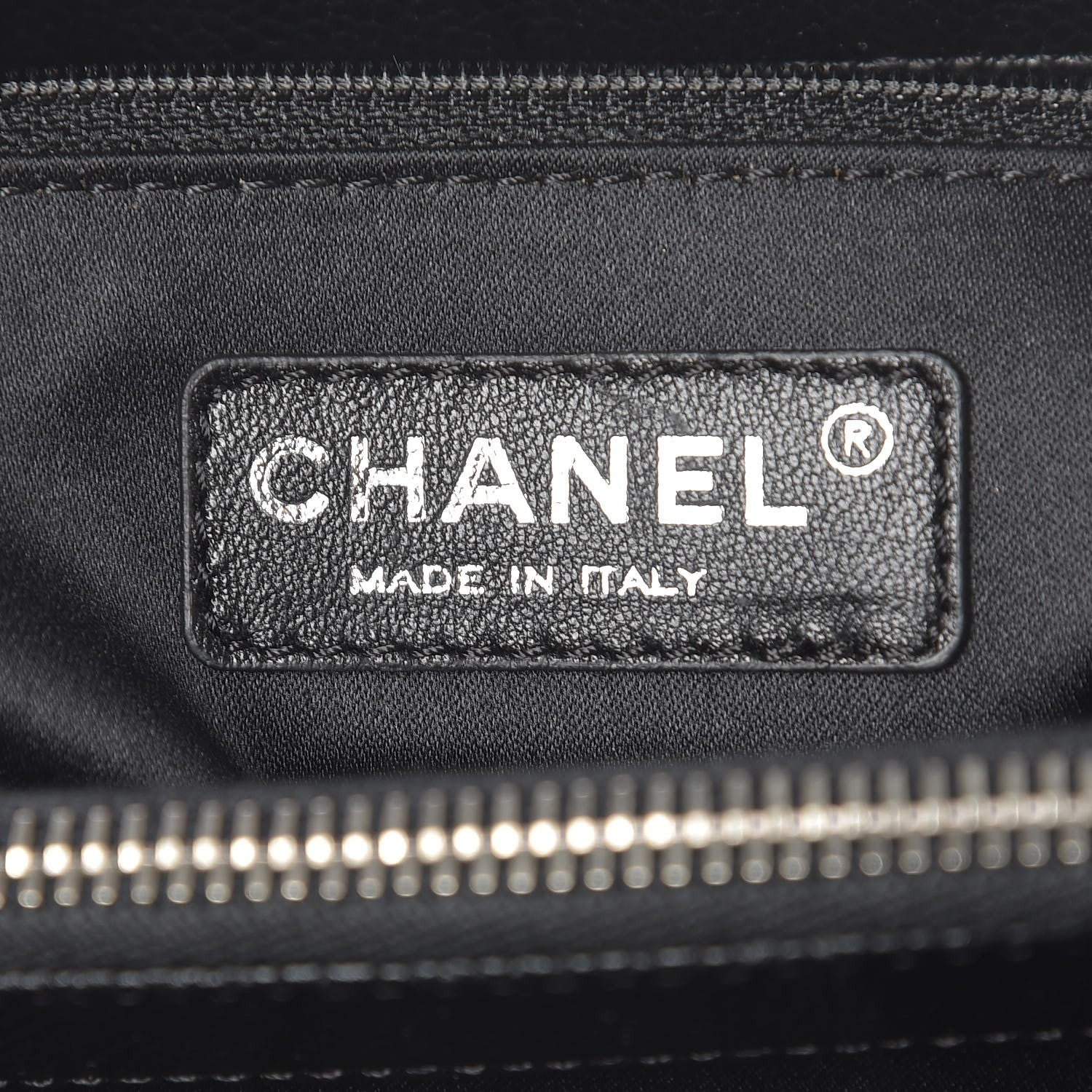 Chanel Caviar Quilted Grand Shopping Tote GST Black 7 of 9
