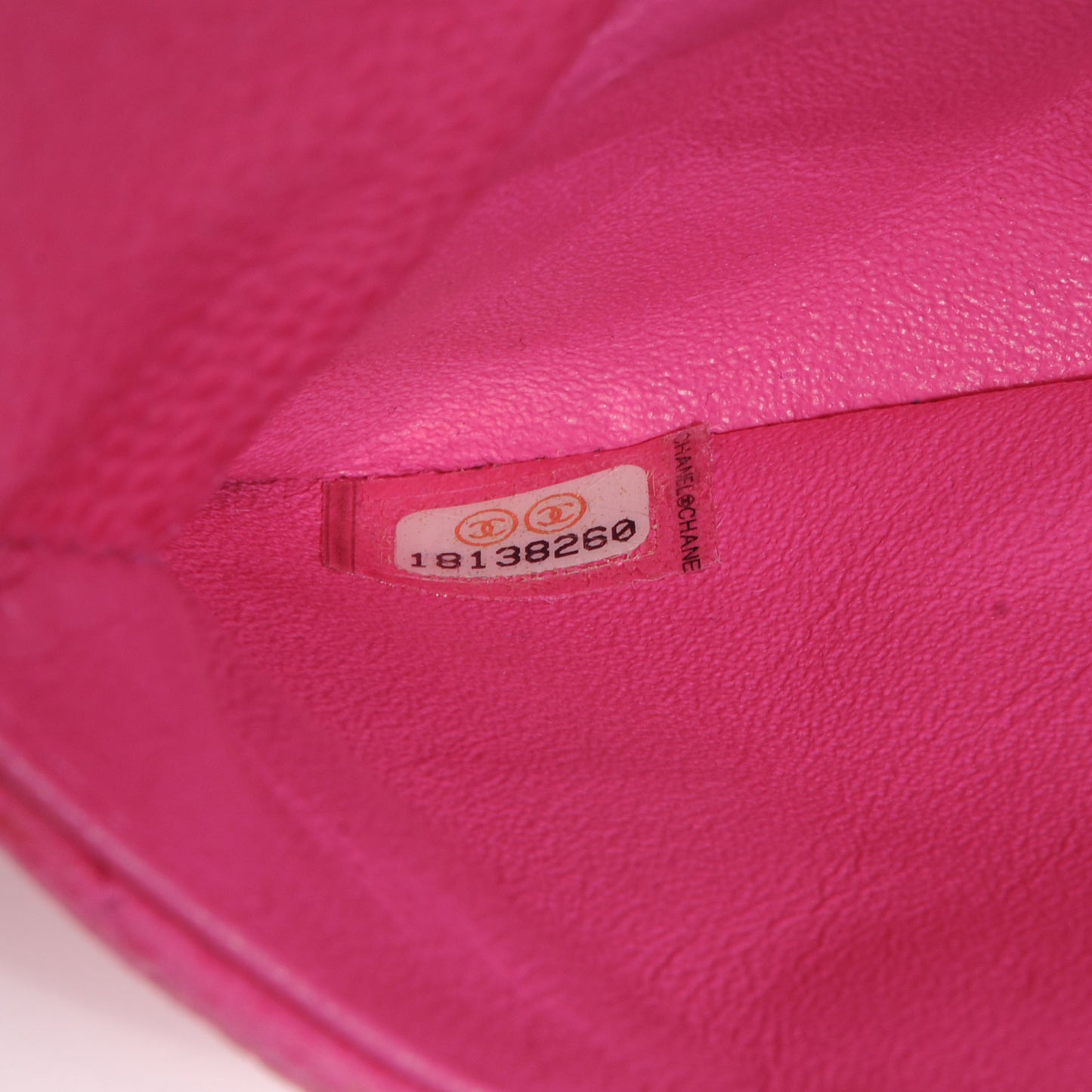 Iridescent Caviar Daily Zip Crossbody Fuchsia