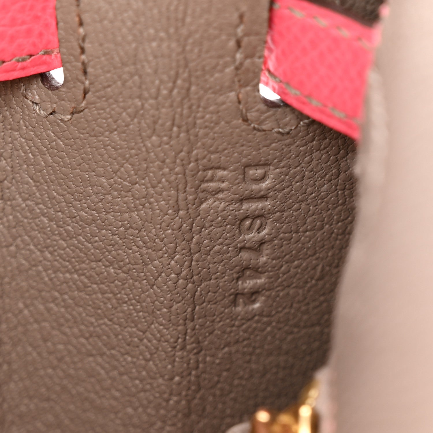Hermes Epsom Bi-Color Horseshoe Kelly Sellier 25 Etoupe Rose Azalee 7 of 15
