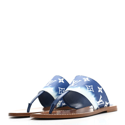 Louis Vuitton Monogram Escale Palma Sandals 36 Blue 3 of 8