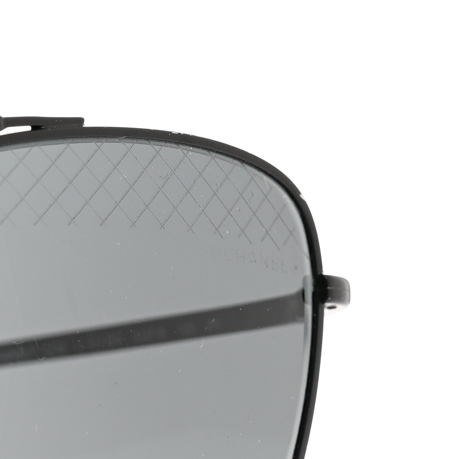 Chanel Metal Pilot Sunglasses 4256 Black 7 of 8