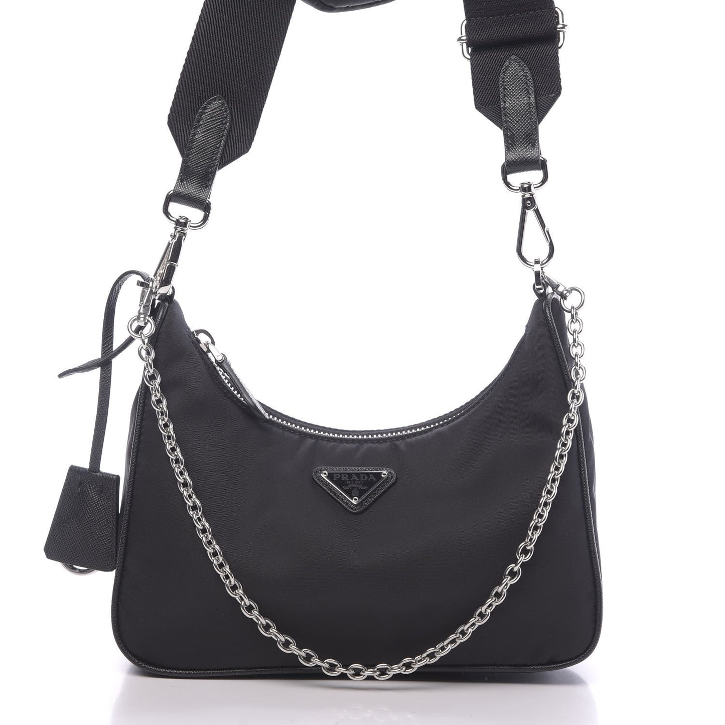 Nylon Re-Edition 2005 Shoulder Bag Black