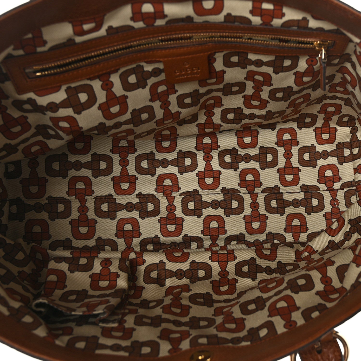 Gucci Guccissima Trim Large Signoria Tote Brown 5 of 9