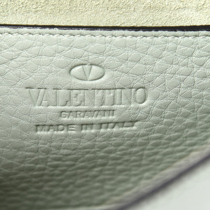 Valentino Garavani Pebbled Calfskin Shoulder Bag Water Green 6 of 10