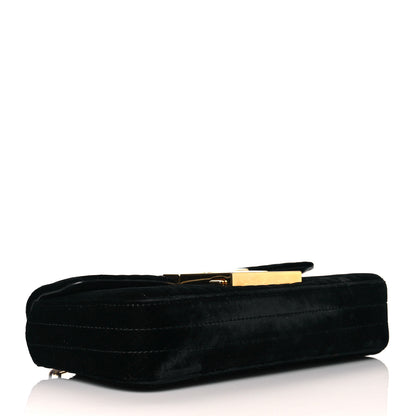 Tom Ford Velvet T Clasp Shoulder Bag Black 4 of 10