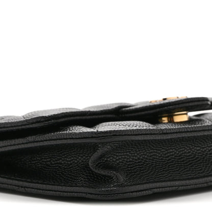 Chanel Caviar Quilted Mini Chain Bag Black 10 of 12