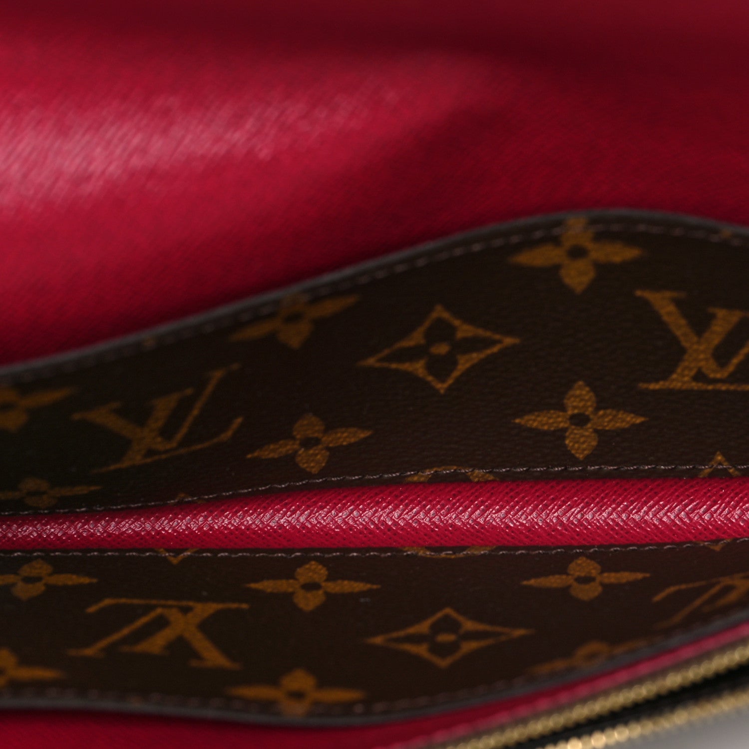Louis Vuitton Monogram Emilie Wallet Fuchsia 4 of 6