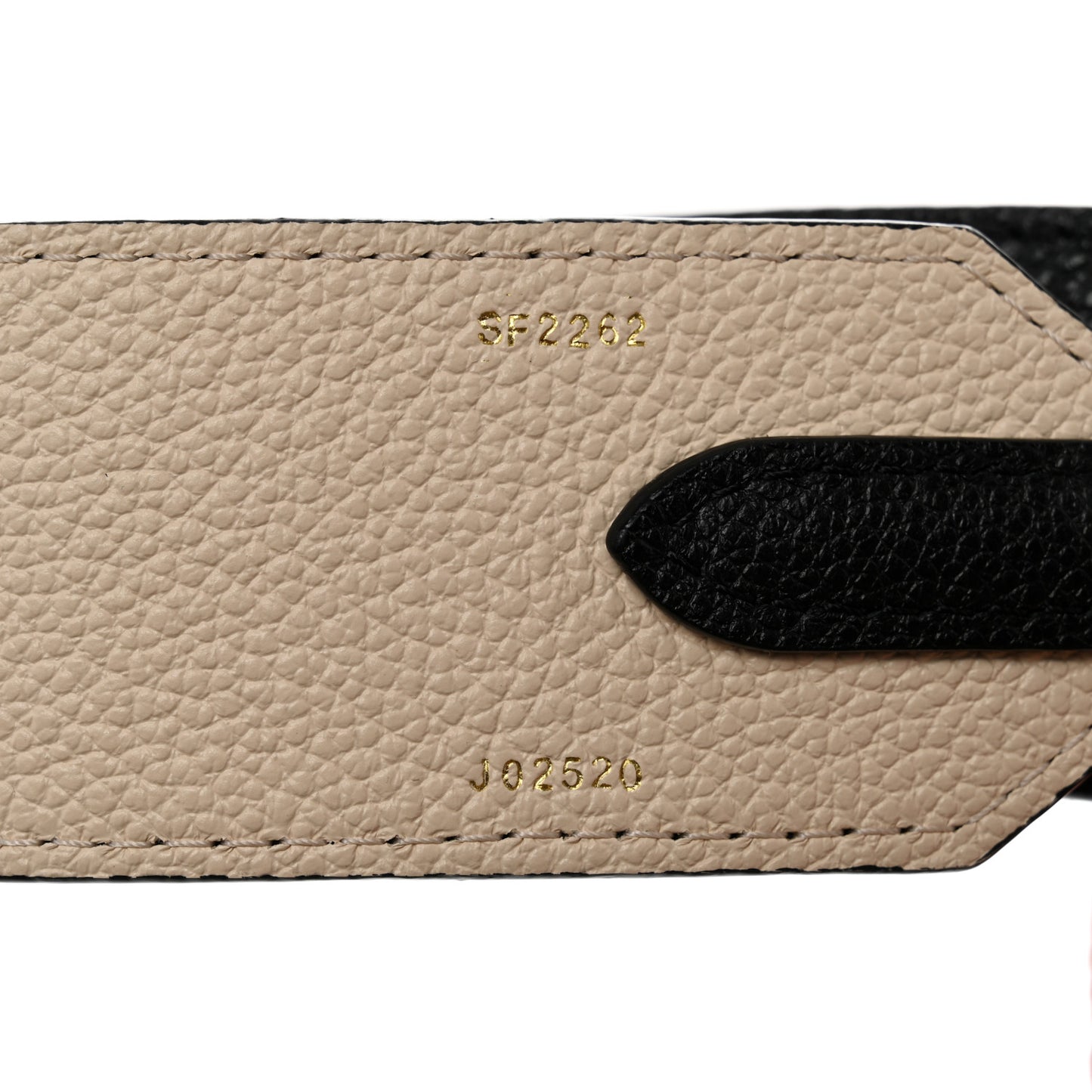 Empreinte Monogram Bandouliere Shoulder Strap Black Beige