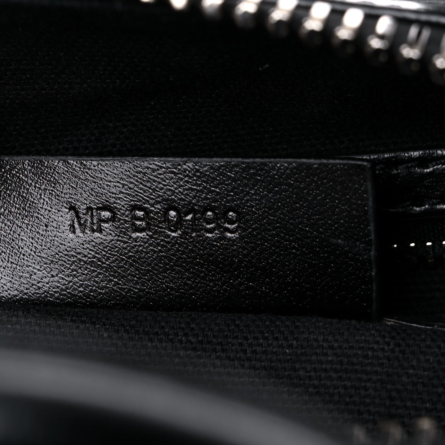 Shiny Lord Calfskin Mini Antigona Black