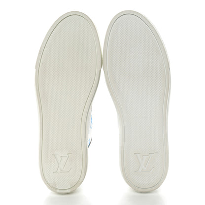Louis Vuitton Technical Fabric Calfskin Monogram Stellar Sneakers 36 Blue 5 of 10