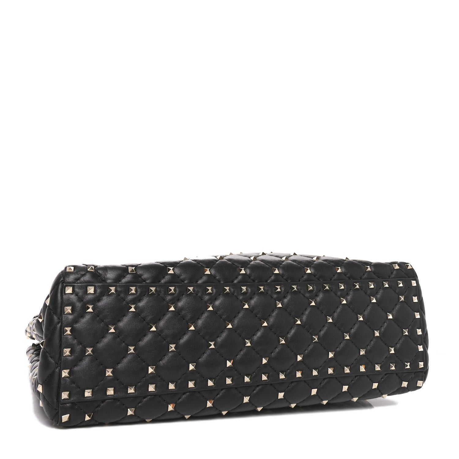 Valentino Garavani Nappa Rockstud Spike Shoulder Tote Black 4 of 9