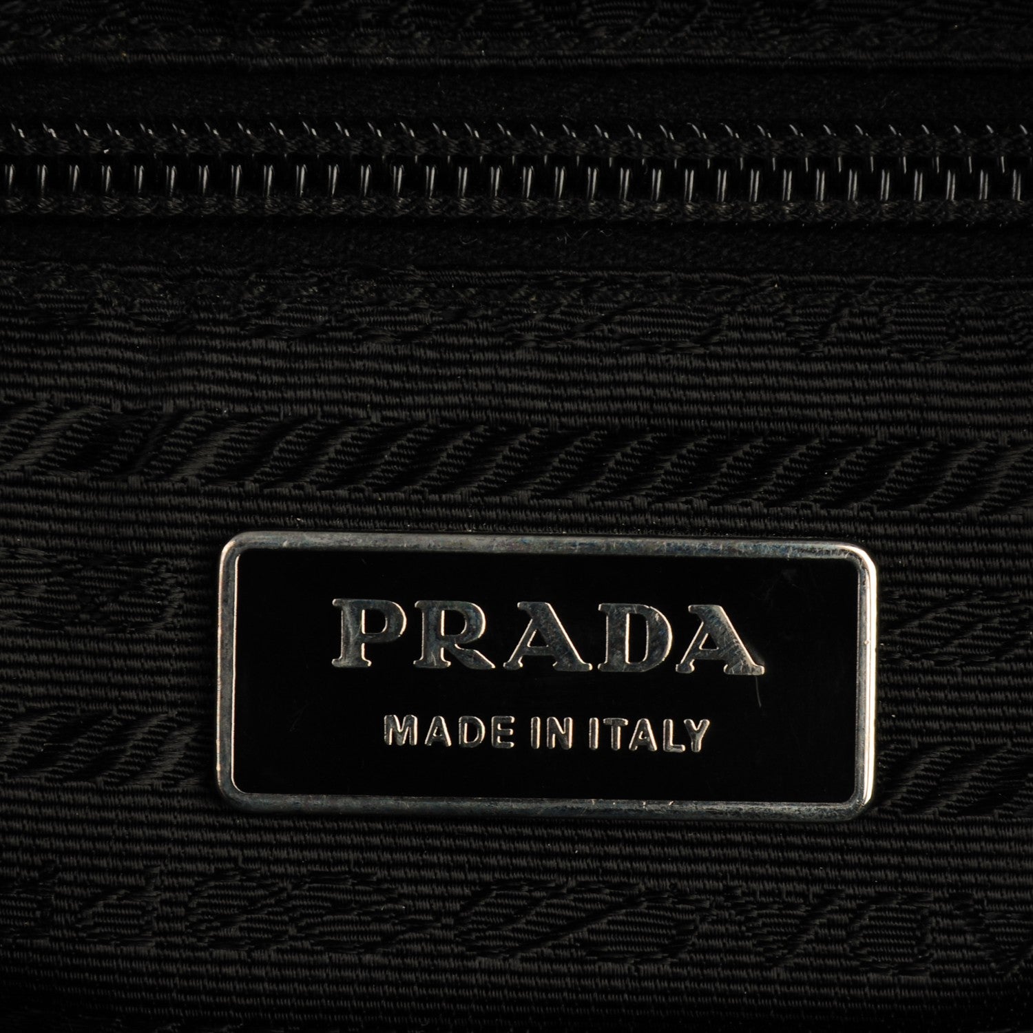 Prada Nylon Vela Flat Messenger Bag Black 6 of 7