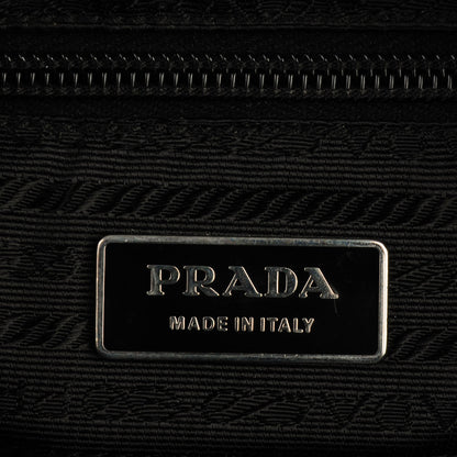 Prada Nylon Vela Flat Messenger Bag Black 6 of 7