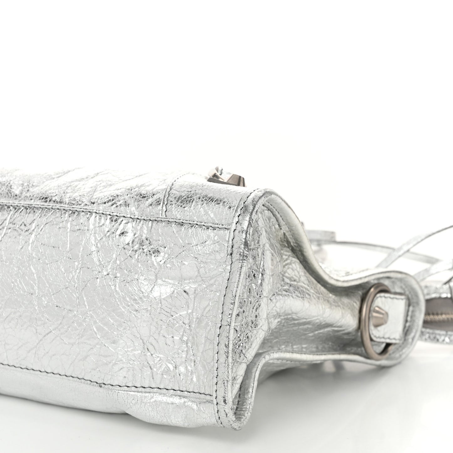 Agneau Classic Silver Hardware S City Aluminum