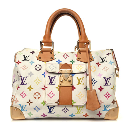 Louis Vuitton Monogram Multicolor Speedy 30 White 2 of 16