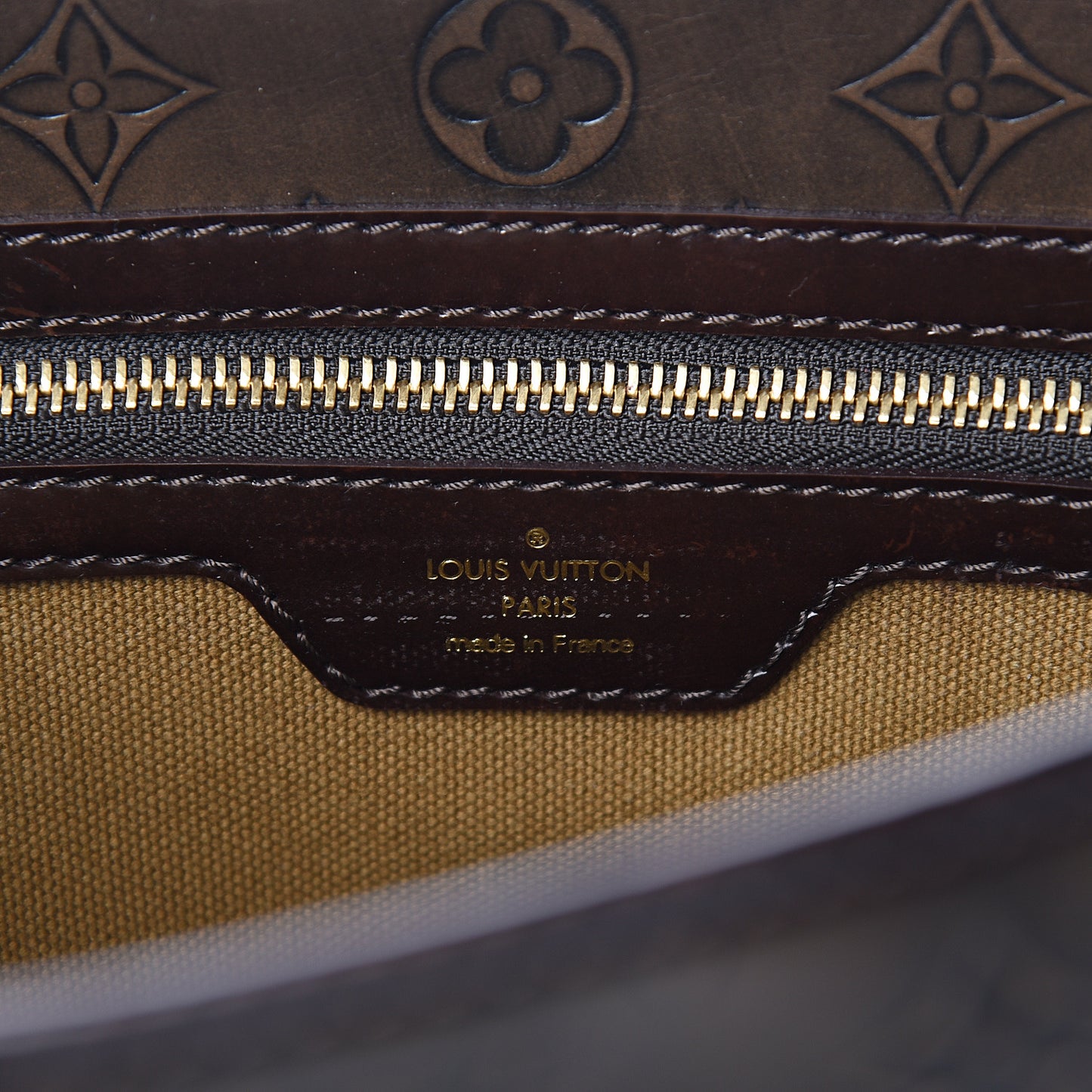 Monogram Embossed Sergent PM Bronze