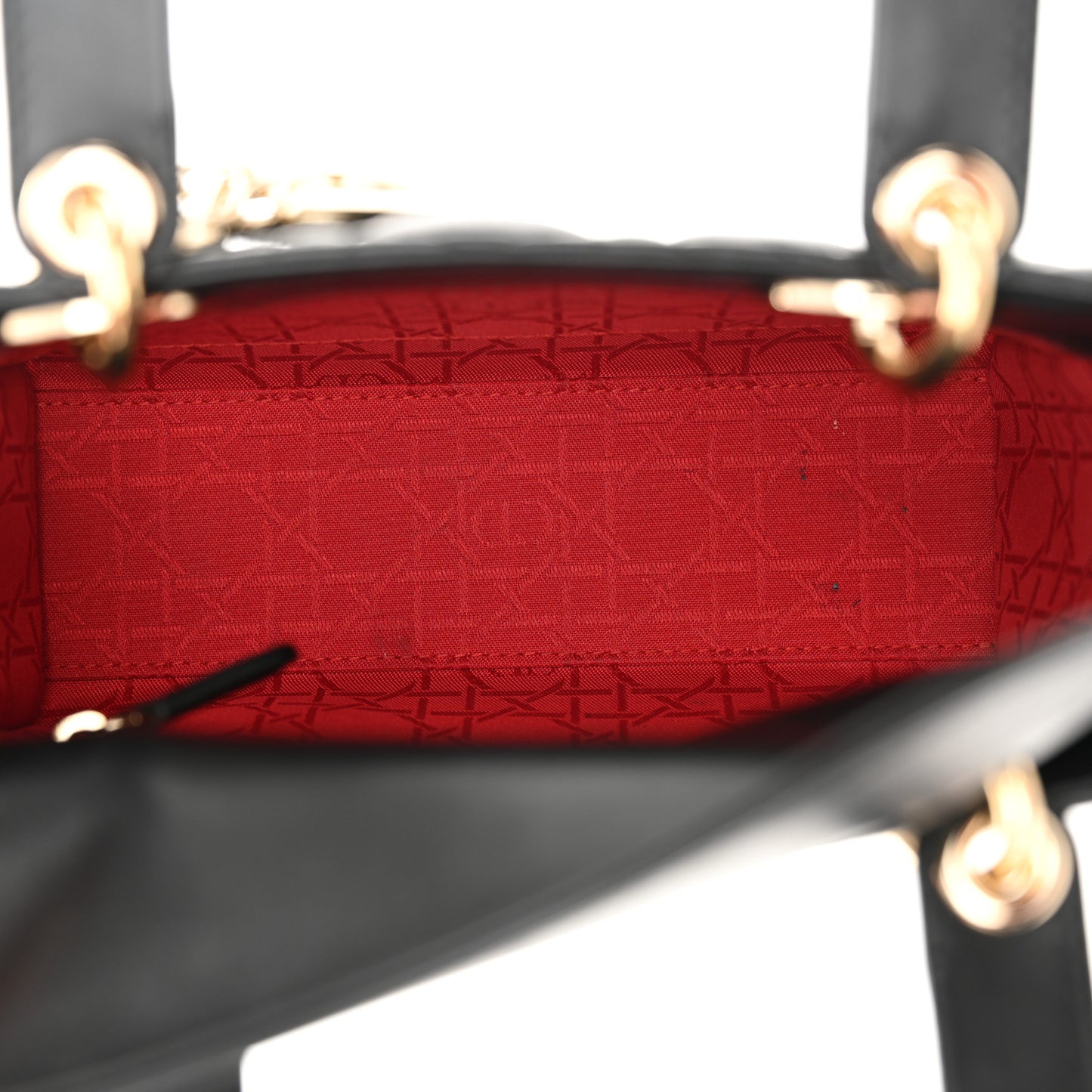 Lambskin Cannage Small My ABCDior Lady Dior Black