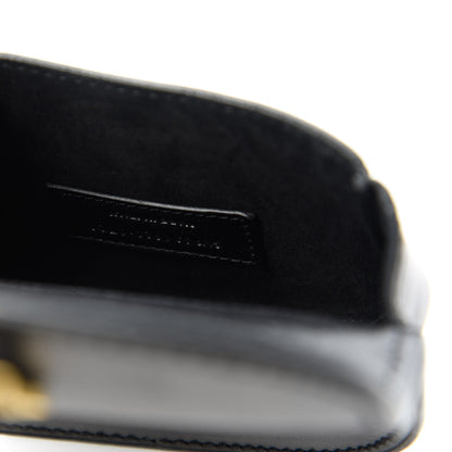 Saint Laurent Smooth Calfskin Mini Classic Monogram Kaia Belt Black 10 of 11