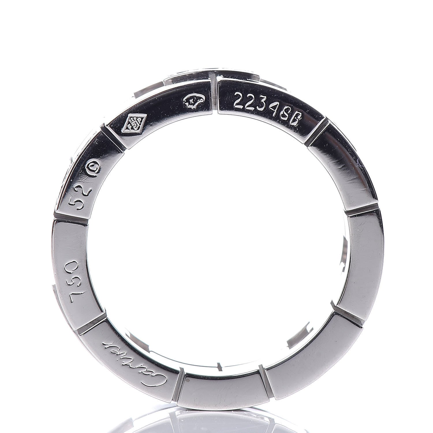 Cartier 18K White Gold Enamel Diamond Le Baiser Du Dragon Ring 52 6 7 of 7