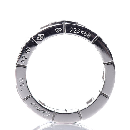 Cartier 18K White Gold Enamel Diamond Le Baiser Du Dragon Ring 52 6 7 of 7