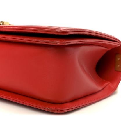 Chanel Snakeskin Medium Boy Flap Red 10 of 10