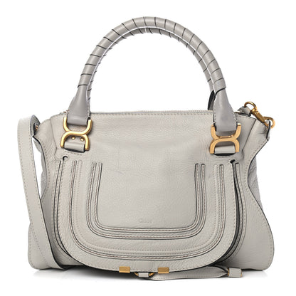 Chloe Calfskin Medium Marcie Satchel Dove 1 of 4