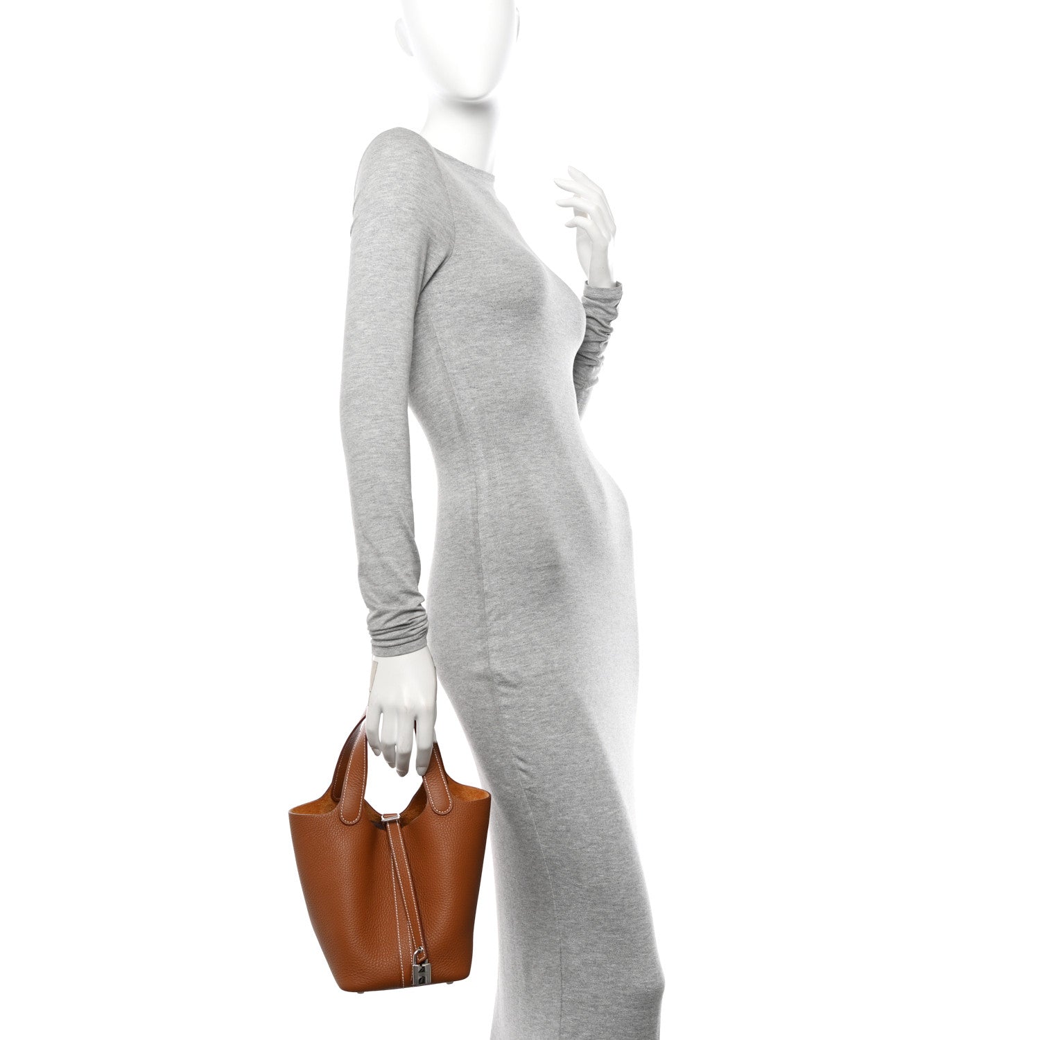 Hermes Taurillon Clemence Picotin Lock 18 PM Gold 2 of 11