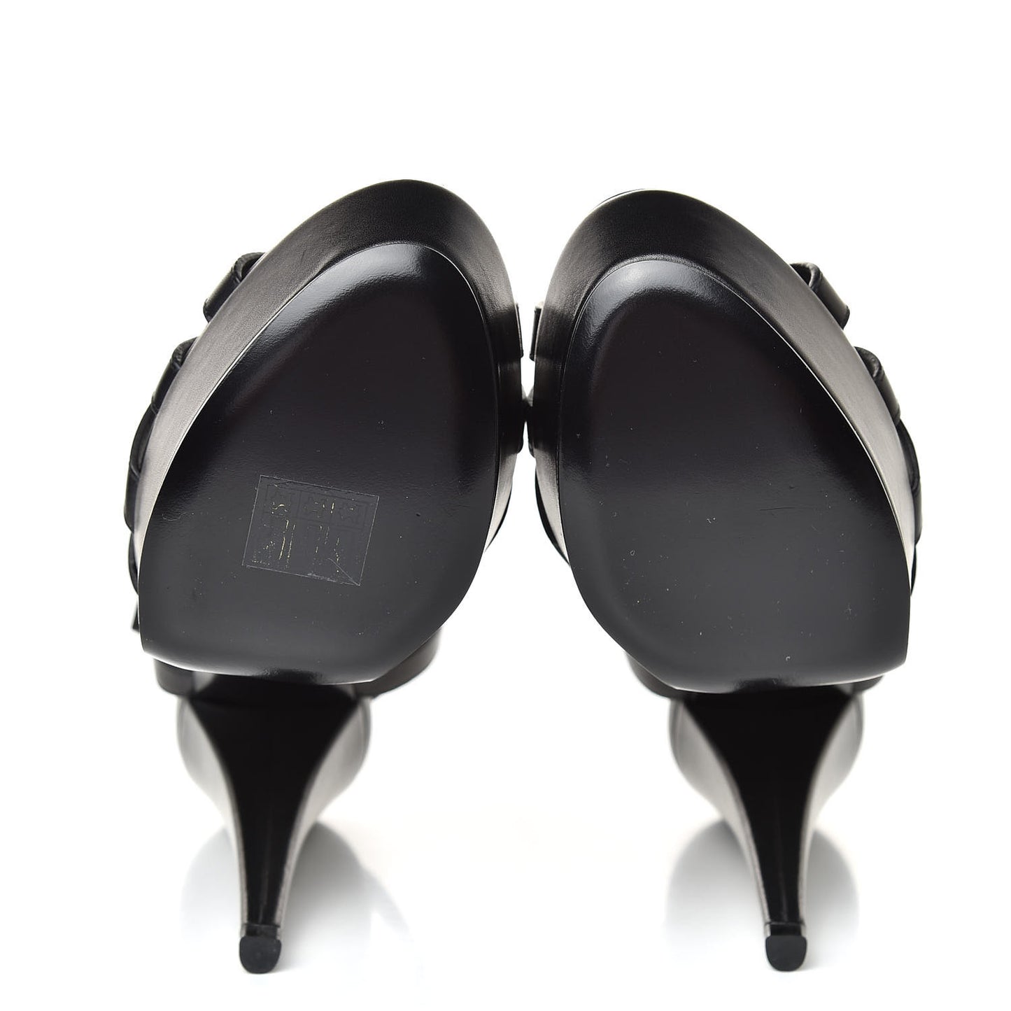 Calksin Studded Jodie Tripon 105 Platform Sandals 36 Black