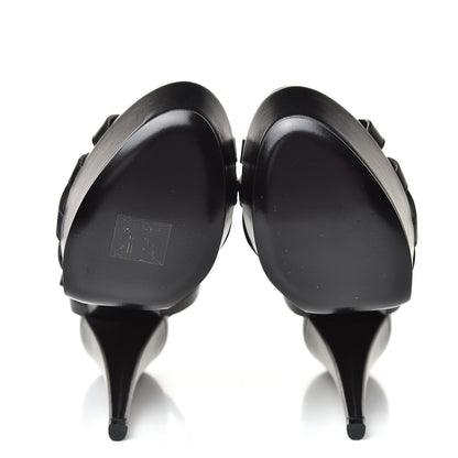 Saint Laurent Calksin Studded Jodie Tripon 105 Platform Sandals 36 Black 5 of 9