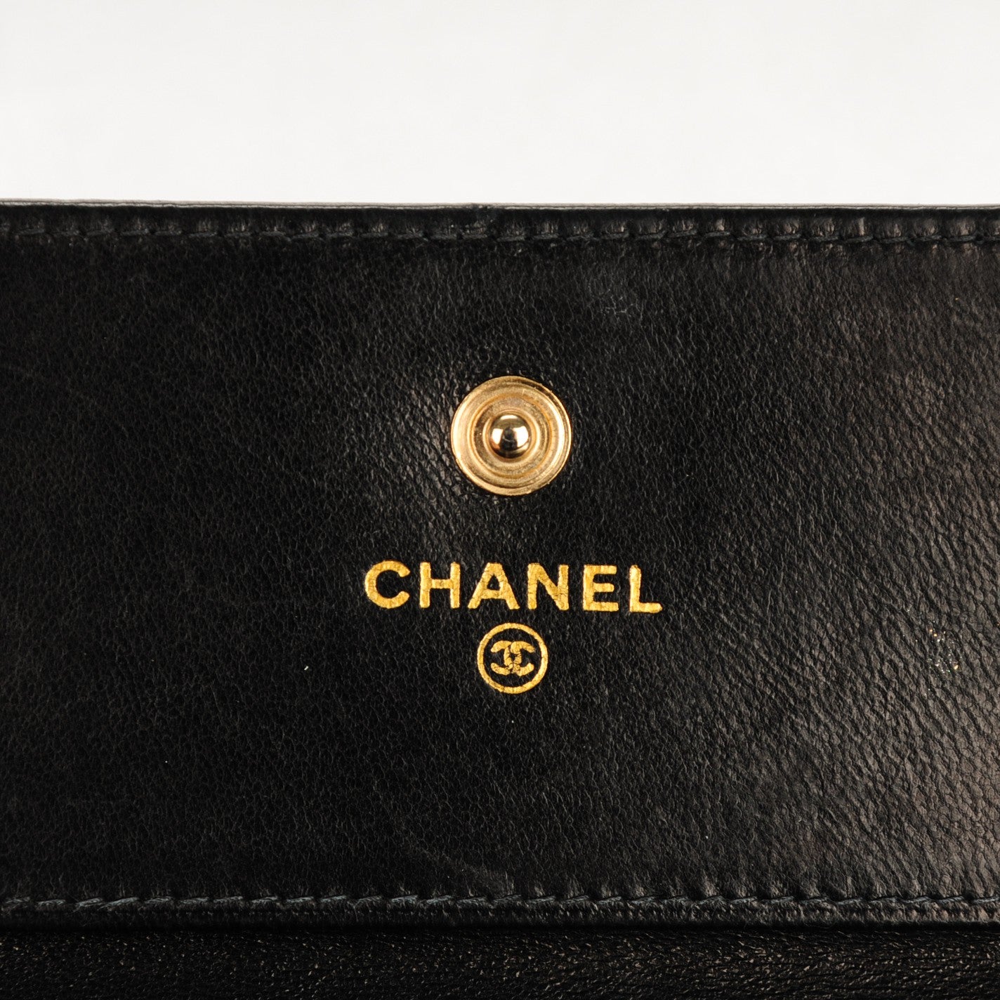 Chanel Caviar Timeless CC Compact Double Sided Wallet Black 7 of 8