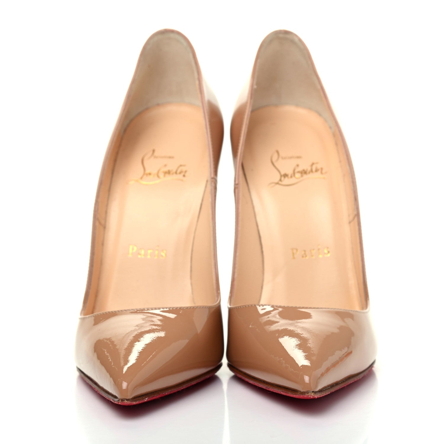 Christian Louboutin Patent So Kate 120 Pumps 36 Nude 2 of 9