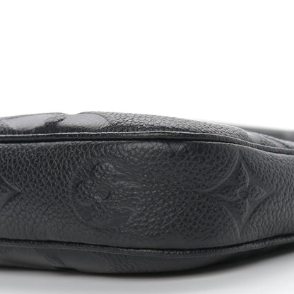 Louis Vuitton Empreinte Monogram Giant Multi Pochette Accessories Large Pochette Black 8 of 9