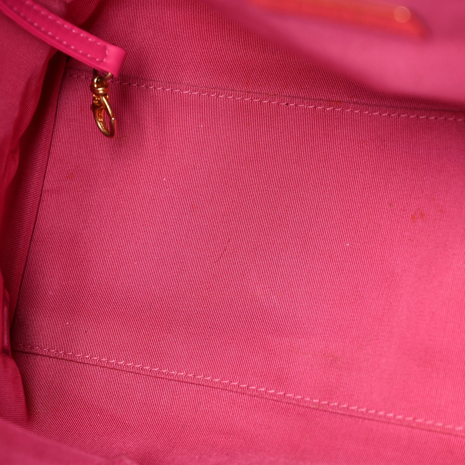 Chanel Wool Tweed Large Zipped Shopping Tote Pink 8 of 14