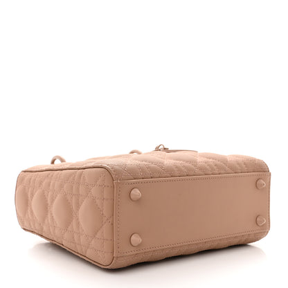 Christian Dior Ultra Matte Calfskin Cannage Small My ABCDior Lady Dior Beige 4 of 12