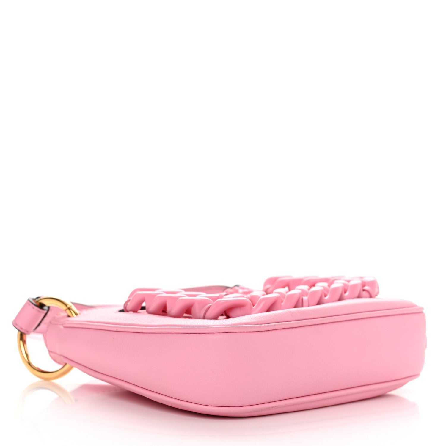 Versace Calfskin La Medusa Mini Chain Hobo Bag Baby Pink 4 of 11