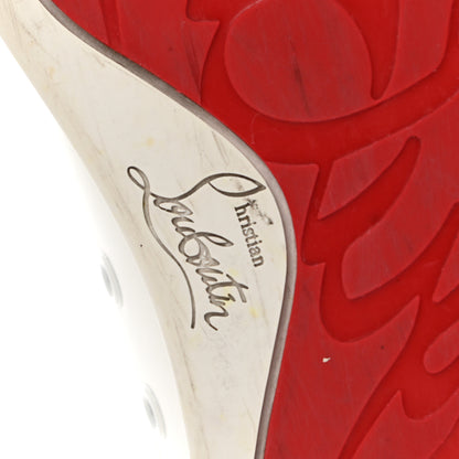 Christian Louboutin Calfskin Vieira Flat Sneakers 37 White 6 of 7